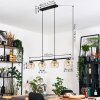 Ripoll hanging light, globe light, pendant light Amber, clear, 4-light sources