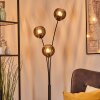 Koyoto globe light, floor lamp Smoke-coloured, 3-light sources