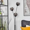 Koyoto globe light, floor lamp Smoke-coloured, 3-light sources