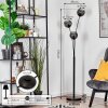 Koyoto globe light, floor lamp Smoke-coloured, 3-light sources