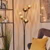 Koyoto globe light, floor lamp Amber, clear, Smoke-coloured, 5-light sources