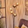 Koyoto globe light, floor lamp Amber, clear, Smoke-coloured, 5-light sources
