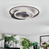 Lynor ceiling light LED anthracite, black, 1-light source