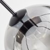 Ripoll hanging light, globe light, pendant light Amber, Smoke-coloured, 8-light sources