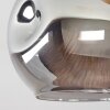 Ripoll ceiling light, globe light Ecru, black, 3-light sources