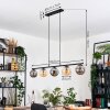 Gastor hanging light, globe light, pendant light Amber, Smoke-coloured, 5-light sources