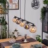 Gastor hanging light, globe light, pendant light Amber, Smoke-coloured, 5-light sources