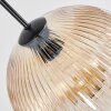 Koyoto hanging light, globe light, pendant light Amber, clear, Smoke-coloured, 8-light sources