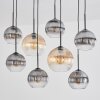 Koyoto hanging light, globe light, pendant light Amber, clear, Smoke-coloured, 8-light sources