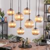 Koyoto hanging light, globe light, pendant light Amber, 8-light sources