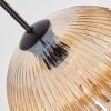 Koyoto hanging light, globe light, pendant light Amber, 8-light sources