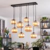 Koyoto hanging light, globe light, pendant light Amber, 8-light sources