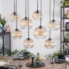 Koyoto hanging light, globe light, pendant light Amber, clear, 8-light sources