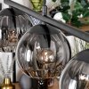 Koyoto hanging light, globe light, pendant light Smoke-coloured, 5-light sources
