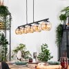 Koyoto hanging light, globe light, pendant light Amber, 5-light sources