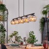 Koyoto hanging light, globe light, pendant light Amber, 5-light sources
