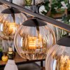 Koyoto hanging light, globe light, pendant light Amber, 5-light sources