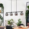 Ripoll hanging light, globe light, pendant light Smoke-coloured, 4-light sources