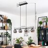 Ripoll hanging light, globe light, pendant light Smoke-coloured, 4-light sources