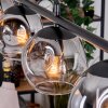 Ripoll hanging light, globe light, pendant light clear, Smoke-coloured, 4-light sources