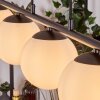Gastor hanging light, globe light, pendant light white, 5-light sources