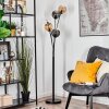 Koyoto globe light, floor lamp Amber, clear, Smoke-coloured, 5-light sources