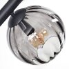 Koyoto ceiling light, globe light Smoke-coloured, 10-light sources