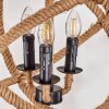 SINQUIL Pendant Light black, 3-light sources