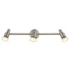 Globo lighting Kinley ceiling light chrome, matt nickel, 3-light sources