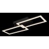 Globo lighting Sapena ceiling light LED black, 1-light source