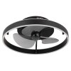 Globo lighting Conway Ceiling fan light LED black, 1-light source, Remote control