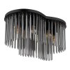Globo lighting Gorley ceiling light black, 6-light sources