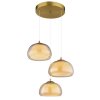 Globo lighting Avila hanging light LED gold, 1-light source, Remote control