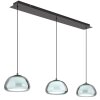 Globo lighting Avila hanging light LED chrome, black, 1-light source, Remote control