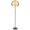 Globo lighting Avila floor lamp LED chrome, black, 1-light source, Remote control