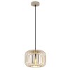 Globo lighting Alfred hanging light sand-coloured, 1-light source