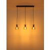 Globo lighting Massey hanging light black, 3-light sources