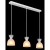 Globo lighting Massey hanging light white, 3-light sources
