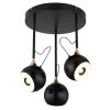 Globo lighting Donovan ceiling light LED chrome, black, 1-light source