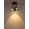 Globo lighting Donovan ceiling light LED chrome, black, 1-light source