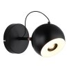 Globo lighting Donovan wall light LED chrome, black, 1-light source