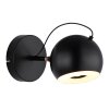 Globo lighting Donovan wall light LED chrome, black, 1-light source