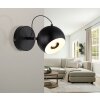 Globo lighting Donovan wall light LED chrome, black, 1-light source