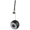 Globo lighting Donovan hanging light LED chrome, black, 1-light source