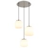 Globo lighting Kladora hanging light matt nickel, 3-light sources