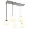 Globo lighting Kladora hanging light matt nickel, 5-light sources