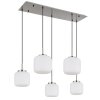 Globo lighting Kladora hanging light matt nickel, 5-light sources