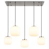 Globo lighting Kladora hanging light matt nickel, 5-light sources