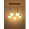 Globo lighting Kladora hanging light matt nickel, 5-light sources