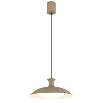 Globo lighting Rocha hanging light LED sand-coloured, 1-light source